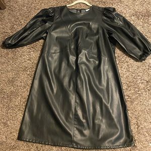 Black Leather Dress (pleather)